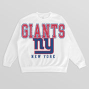 NEW YORK GIANTS Sunday Drives Fleece Crewneck Pullover