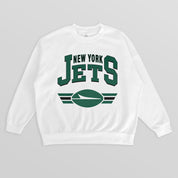 NEW YORK JETS SWIFT STRIKE PREMIUM FLEECE CREWNECK PULLOVER