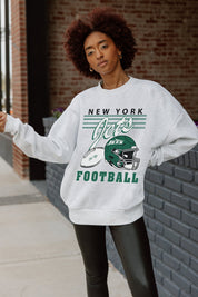 NEW YORK JETS HOME TURF PREMIUM FLEECE CREWNECK PULLOVER