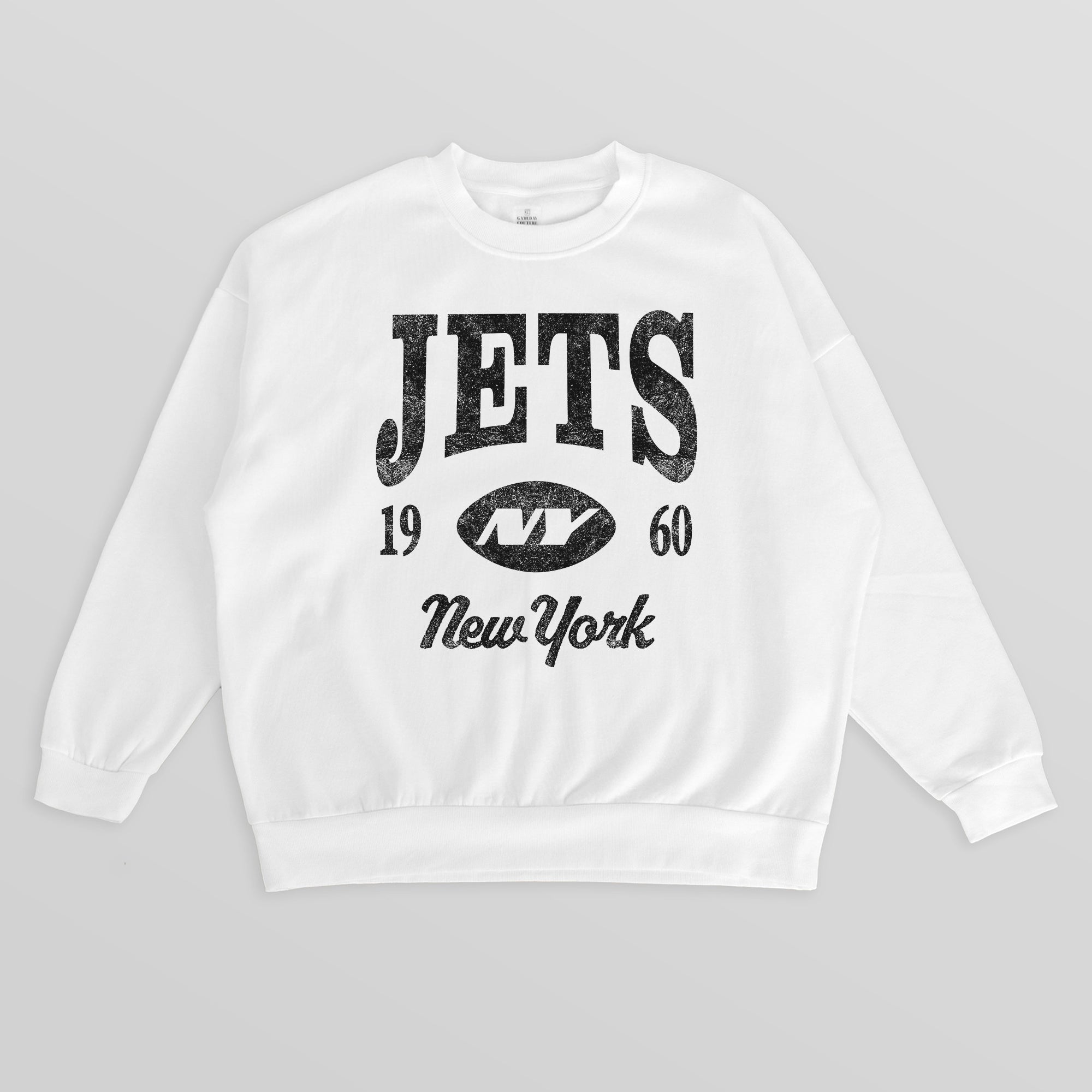 NEW YORK JETS PEAK SEASON PREMIUM FLEECE CREWNECK PULLOVER