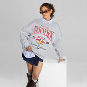 RED BULL NEW YORK INSTANT CLASSIC PREMIUM FLEECE DROP SHOULDER CREWNECK PULLOVER