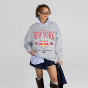 RED BULL NEW YORK INSTANT CLASSIC PREMIUM FLEECE DROP SHOULDER CREWNECK PULLOVER
