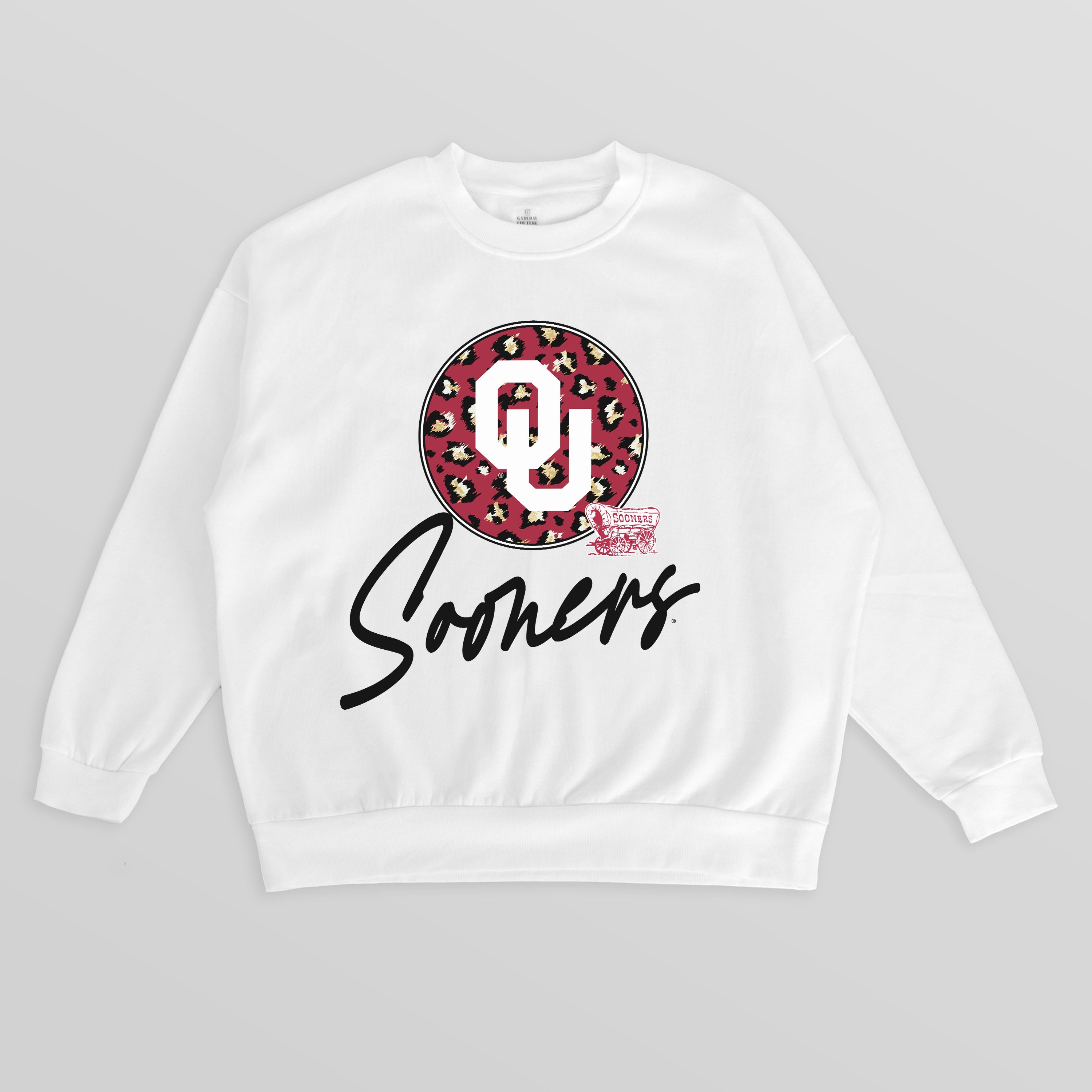 OKLAHOMA SOONERS WILD BREAKTHROUGH PREMIUM FLEECE CREWNECK PULLOVER