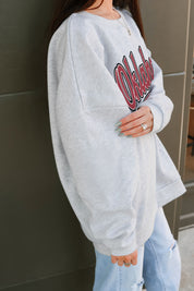 OKLAHOMA SOONERS CLASSIC WIN PREMIUM FLEECE CREWNECK PULLOVER