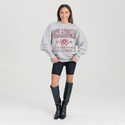 OKLAHOMA SOONERS DEGREE UNLOCKED PREMIUM DROP SHOULDER FLEECE CREWNECK PULLOVER