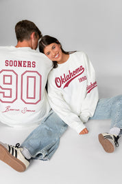 OKLAHOMA SOONERS DAY ONE PREMIUM FLEECE UNISEX CREWNECK PULLOVER