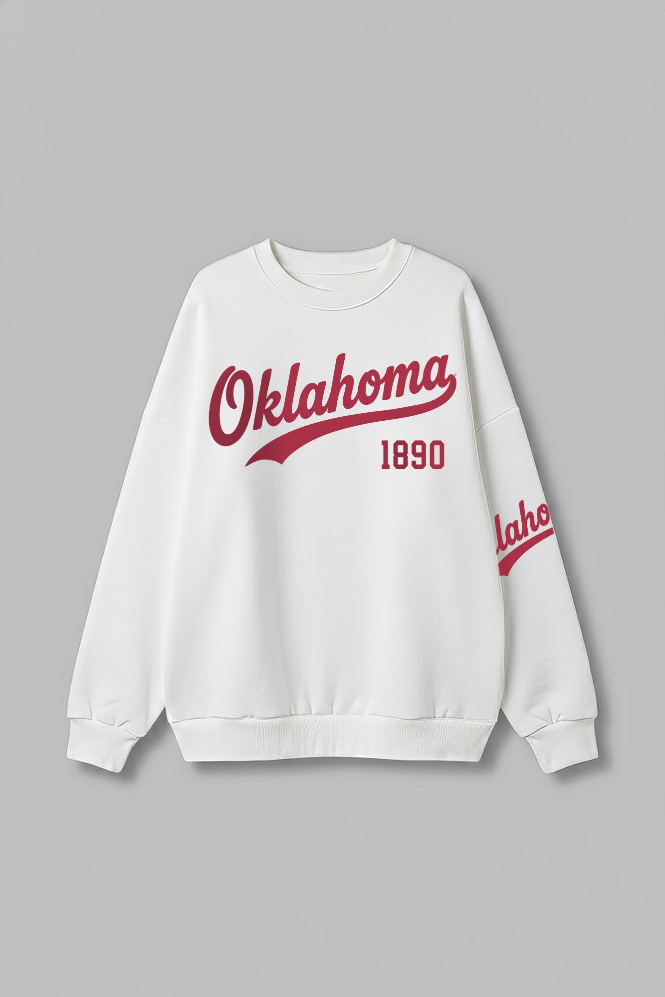 OKLAHOMA SOONERS DAY ONE PREMIUM FLEECE UNISEX CREWNECK PULLOVER