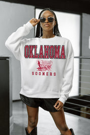OKLAHOMA SOONERS Freestyle Fleece Drop-Shoulder Pullover
