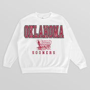 OKLAHOMA SOONERS Freestyle Fleece Drop-Shoulder Pullover