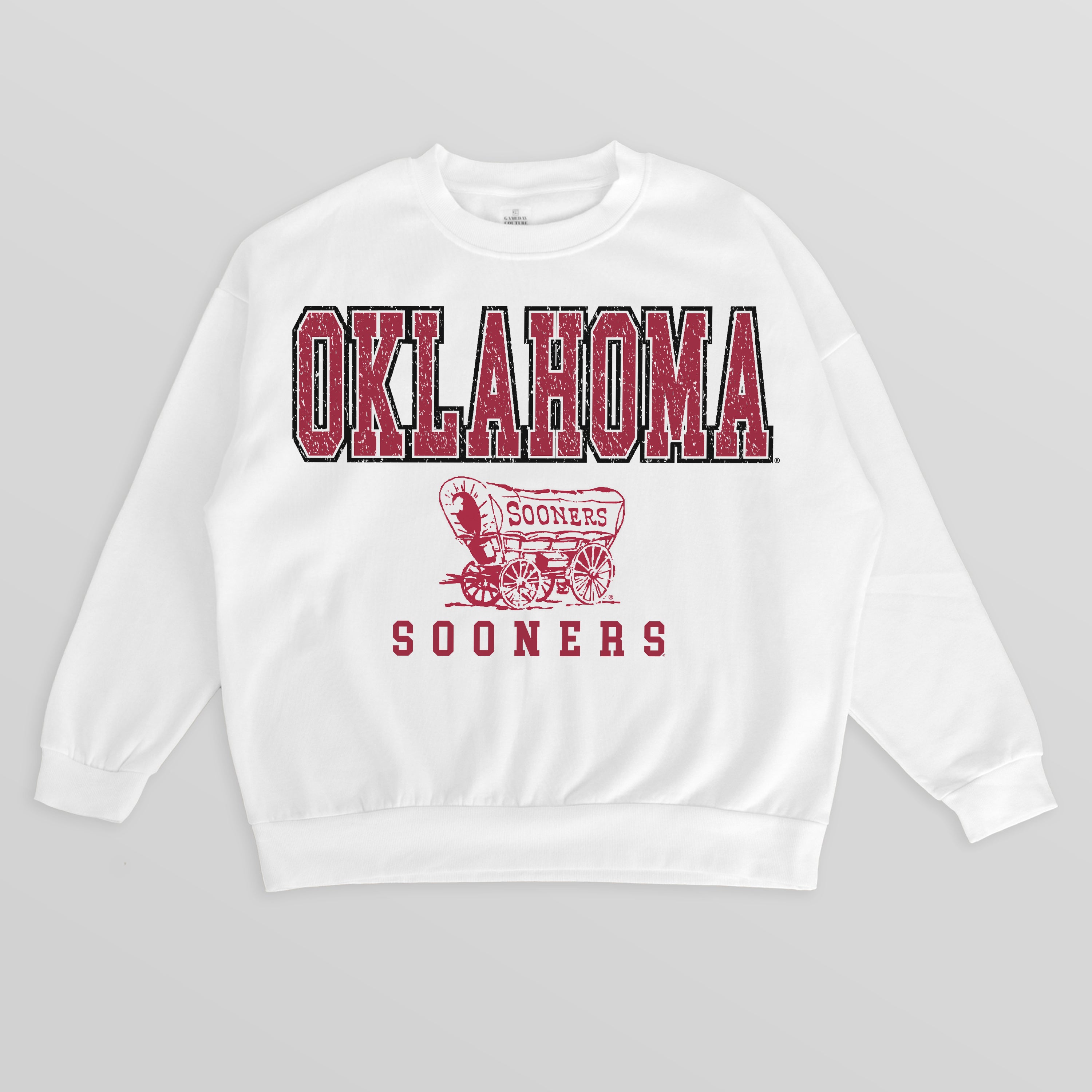 OKLAHOMA SOONERS Freestyle Fleece Drop-Shoulder Pullover