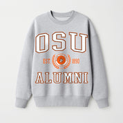 OKLAHOMA STATE COWBOYS DEGREE UNLOCKED PREMIUM DROP SHOULDER FLEECE CREWNECK PULLOVER