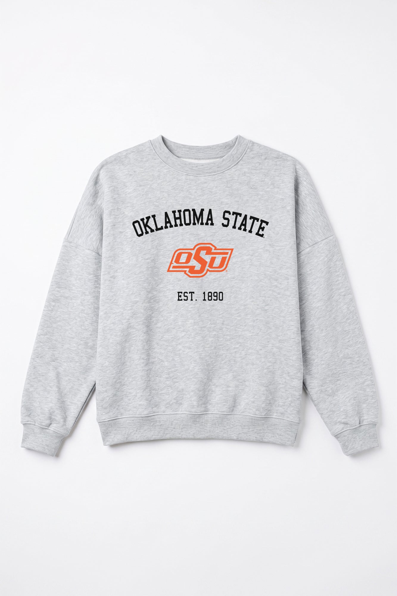 OKLAHOMA STATE COWBOYS CAMPUS ENERGY PREMIUM FLEECE CREWNECK PULLOVER