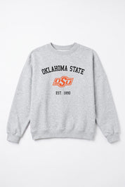 OKLAHOMA STATE COWBOYS CAMPUS ENERGY PREMIUM FLEECE CREWNECK PULLOVER