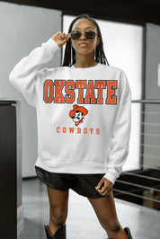 OKLAHOMA STATE COWBOYS Freestyle Fleece Drop-Shoulder Pullover