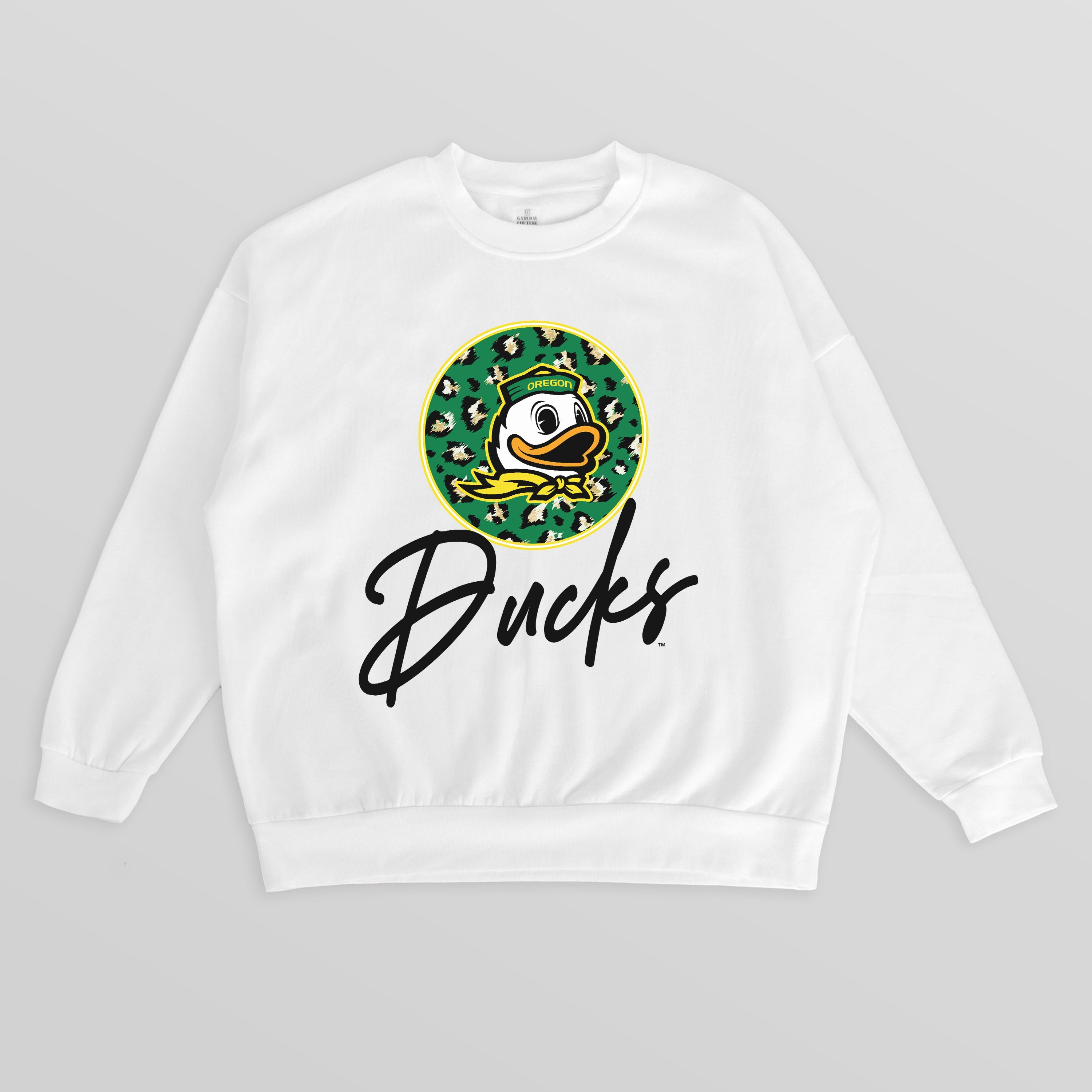 OREGON DUCKS WILD BREAKTHROUGH PREMIUM FLEECE CREWNECK PULLOVER