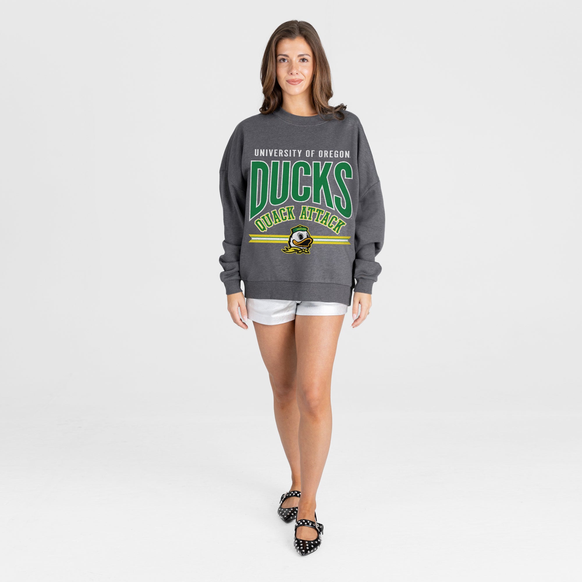 OREGON DUCKS KICKOFF CLASSIC PREMIUM FLEECE PULLOVER