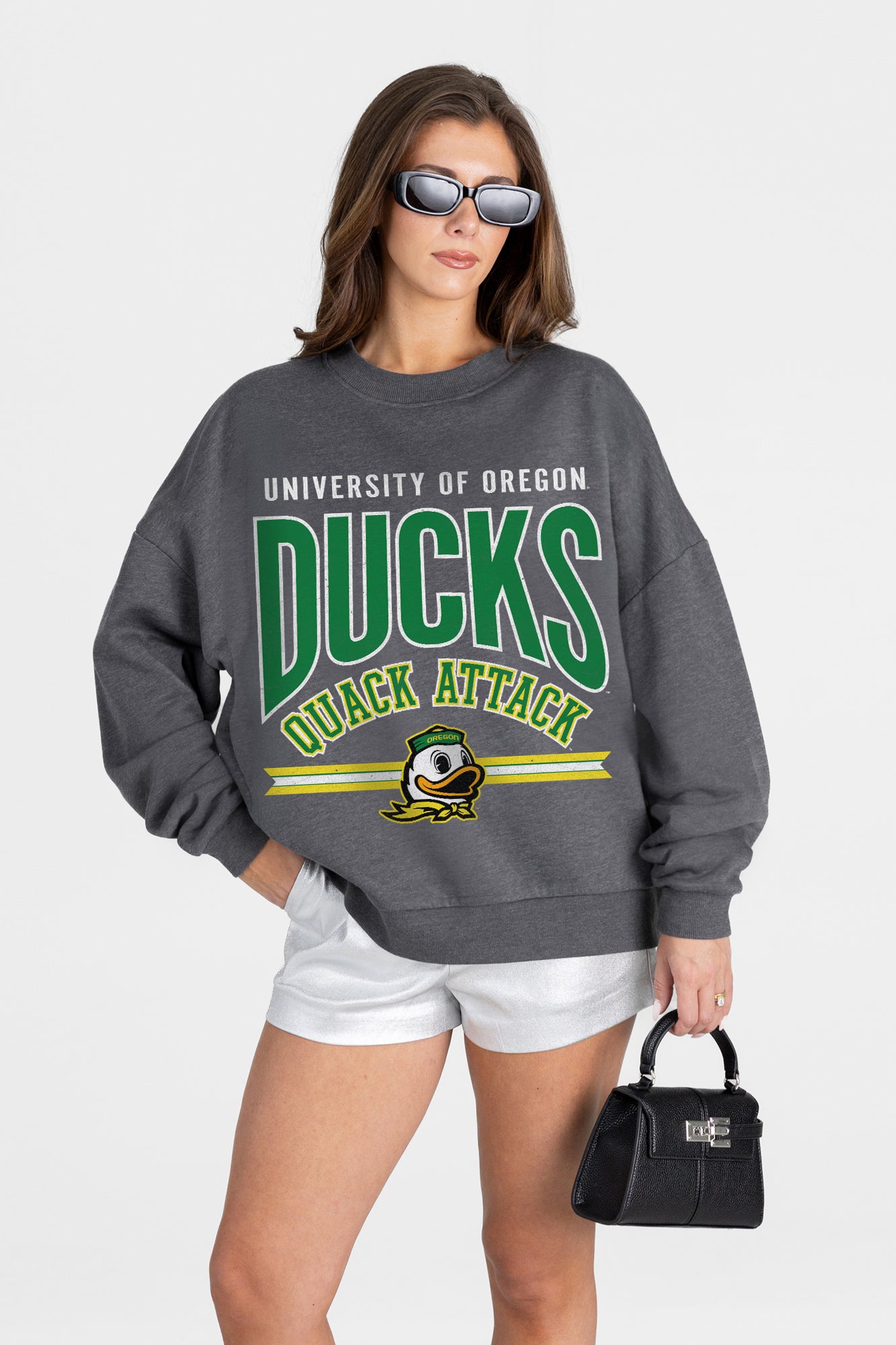 OREGON DUCKS KICKOFF CLASSIC PREMIUM FLEECE PULLOVER