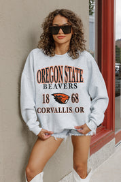 OREGON STATE BEAVERS Allegiance Fleece Drop-Shoulder Pullover