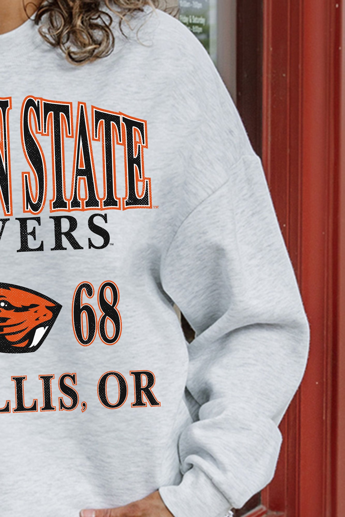 OREGON STATE BEAVERS Allegiance Fleece Drop-Shoulder Pullover