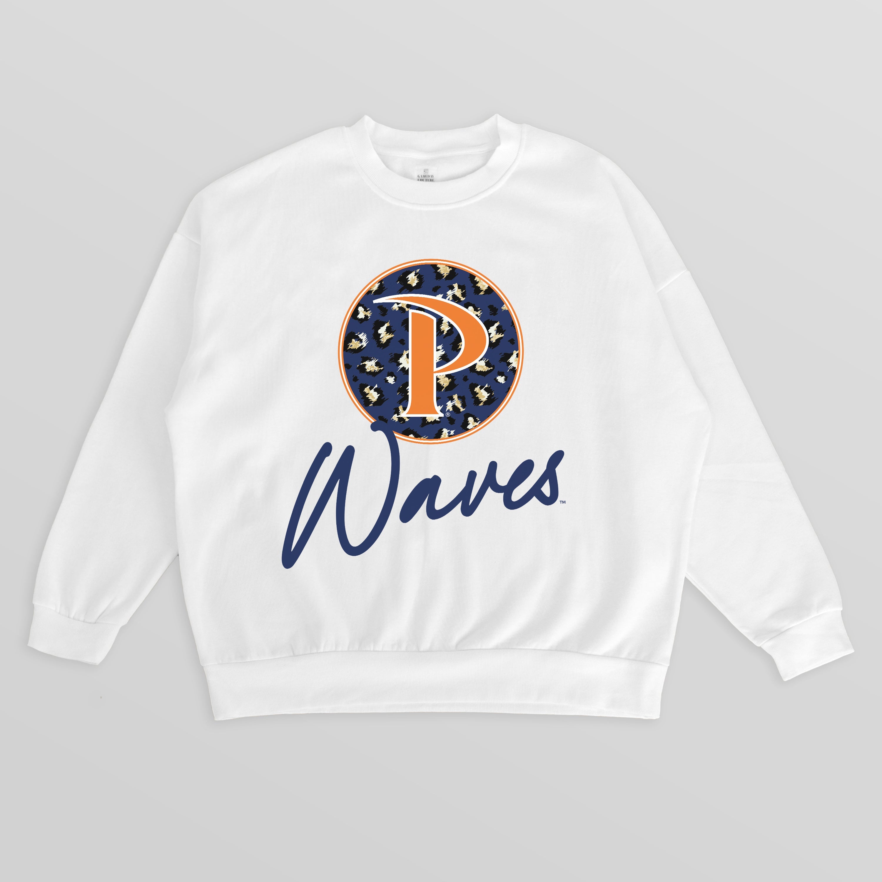 PEPPERDINE WAVES WILD BREAKTHROUGH PREMIUM FLEECE CREWNECK PULLOVER