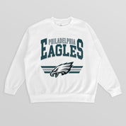 PHILADELPHIA EAGLES SWIFT STRIKE PREMIUM FLEECE CREWNECK PULLOVER