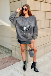 PHILADELPHIA EAGLES RISING STAR PREMIUM FLEECE CREWNECK PULLOVER