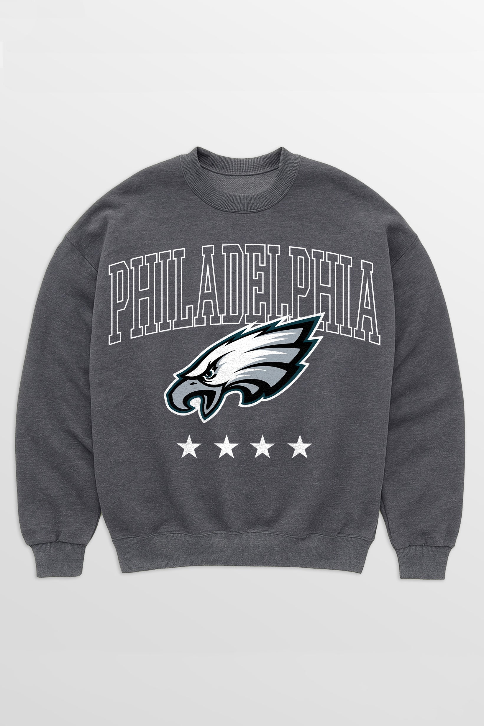 PHILADELPHIA EAGLES RISING STAR PREMIUM FLEECE CREWNECK PULLOVER