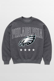PHILADELPHIA EAGLES RISING STAR PREMIUM FLEECE CREWNECK PULLOVER