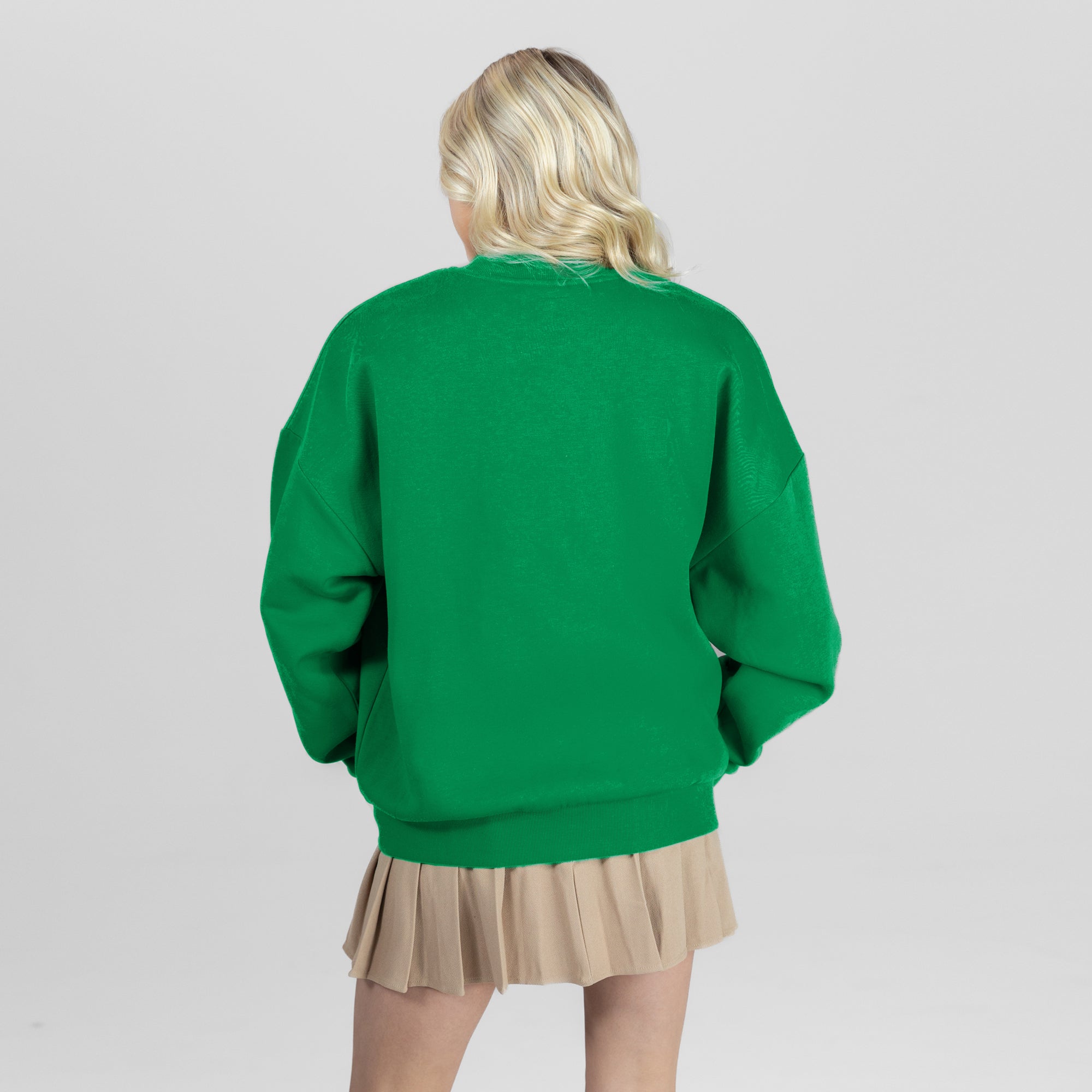 PHILADELPHIA EAGLES CLASSIC ARCHIVES PREMIUM FLEECE DROP SHOULDER CREWNECK PULLOVER