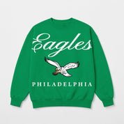 PHILADELPHIA EAGLES LEGACY CLUB PREMIUM FLEECE CREWNECK PULLOVER