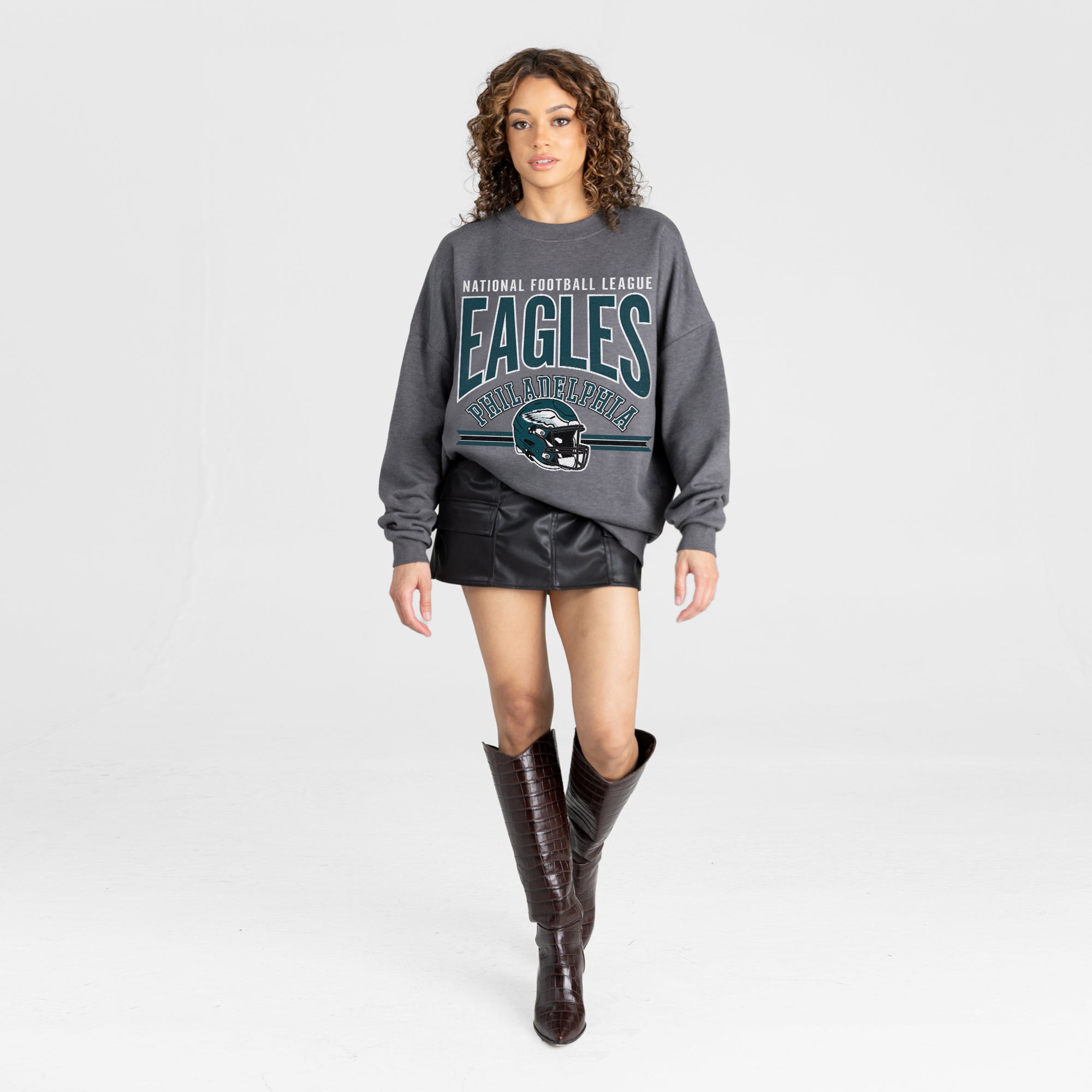 PHILADELPHIA EAGLES KICKOFF CLASSIC PREMIUM FLEECE PULLOVER