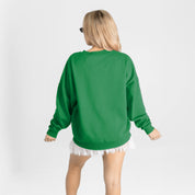 PHILADELPHIA EAGLES MAIN CHARACTER PREMIUM FLEECE DROP SHOULDER CREWNECK PULLOVER