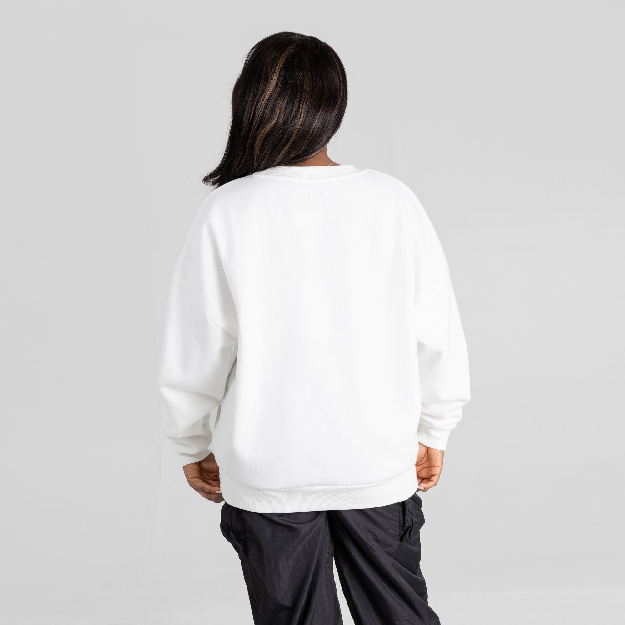 PHILADELPHIA EAGLES ENDZONE PREMIUM FLEECE DROP SHOULDER CREWNECK PULLOVER
