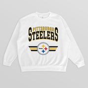 PITTSBURGH STEELERS SWIFT STRIKE PREMIUM FLEECE CREWNECK PULLOVER