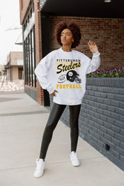 PITTSBURGH STEELERS HOME TURF PREMIUM FLEECE CREWNECK PULLOVER