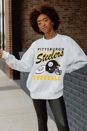 PITTSBURGH STEELERS HOME TURF PREMIUM FLEECE CREWNECK PULLOVER