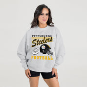 PITTSBURGH STEELERS HOME TURF PREMIUM FLEECE CREWNECK PULLOVER