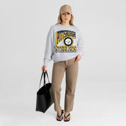 PITTSBURGH STEELERS GAME ON PREMIUM FLEECE DROP SHOULDER CREWNECK PULLOVER