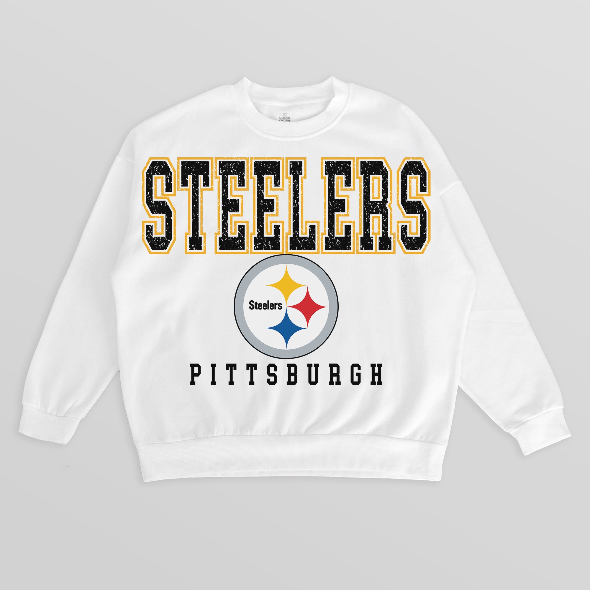 PITTSBURGH STEELERS Sunday Drives Fleece Crewneck Pullover