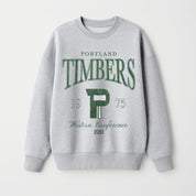 PORTLAND TIMBERS INSTANT CLASSIC PREMIUM FLEECE DROP SHOULDER CREWNECK PULLOVER