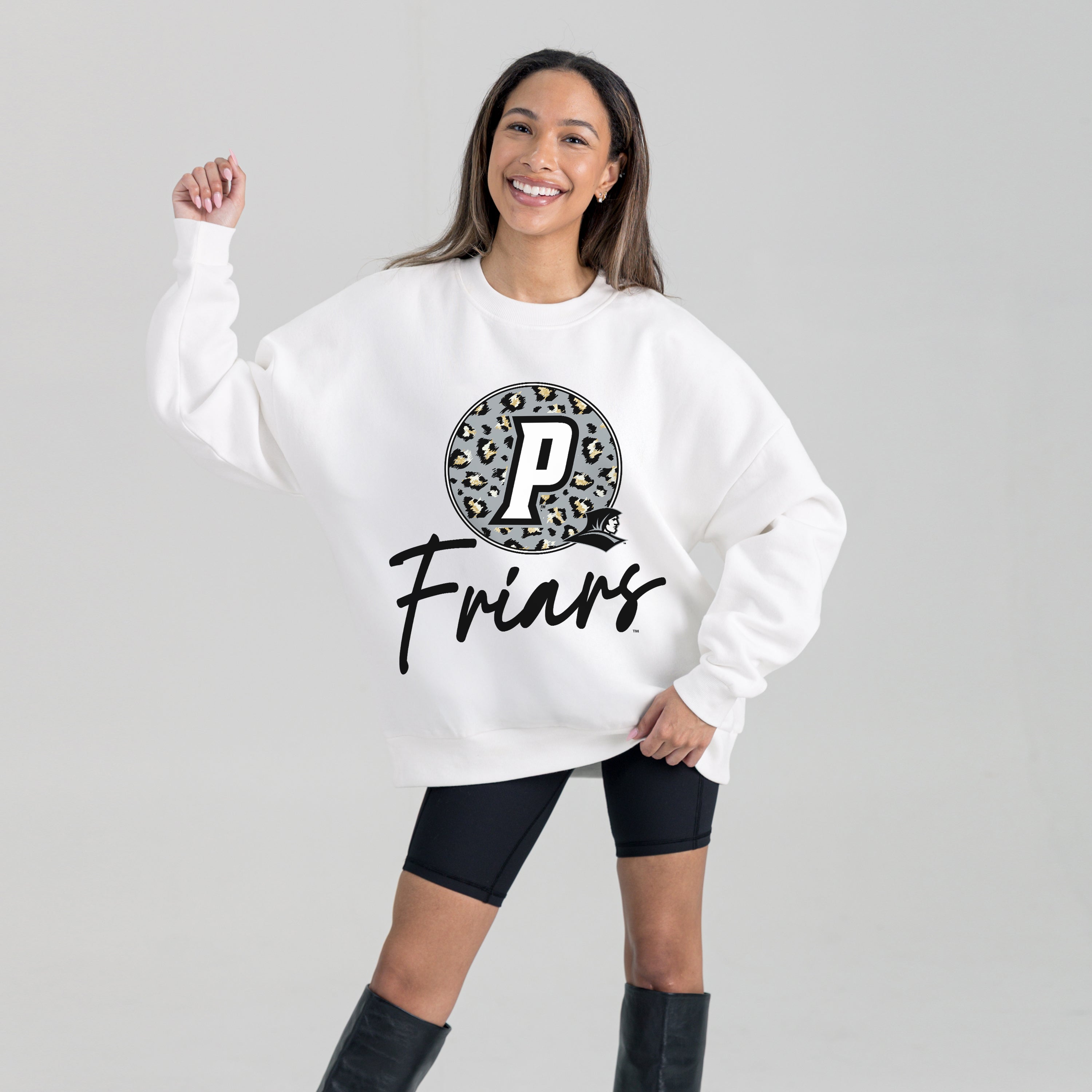 PROVIDENCE FRIARS WILD BREAKTHROUGH PREMIUM FLEECE CREWNECK PULLOVER