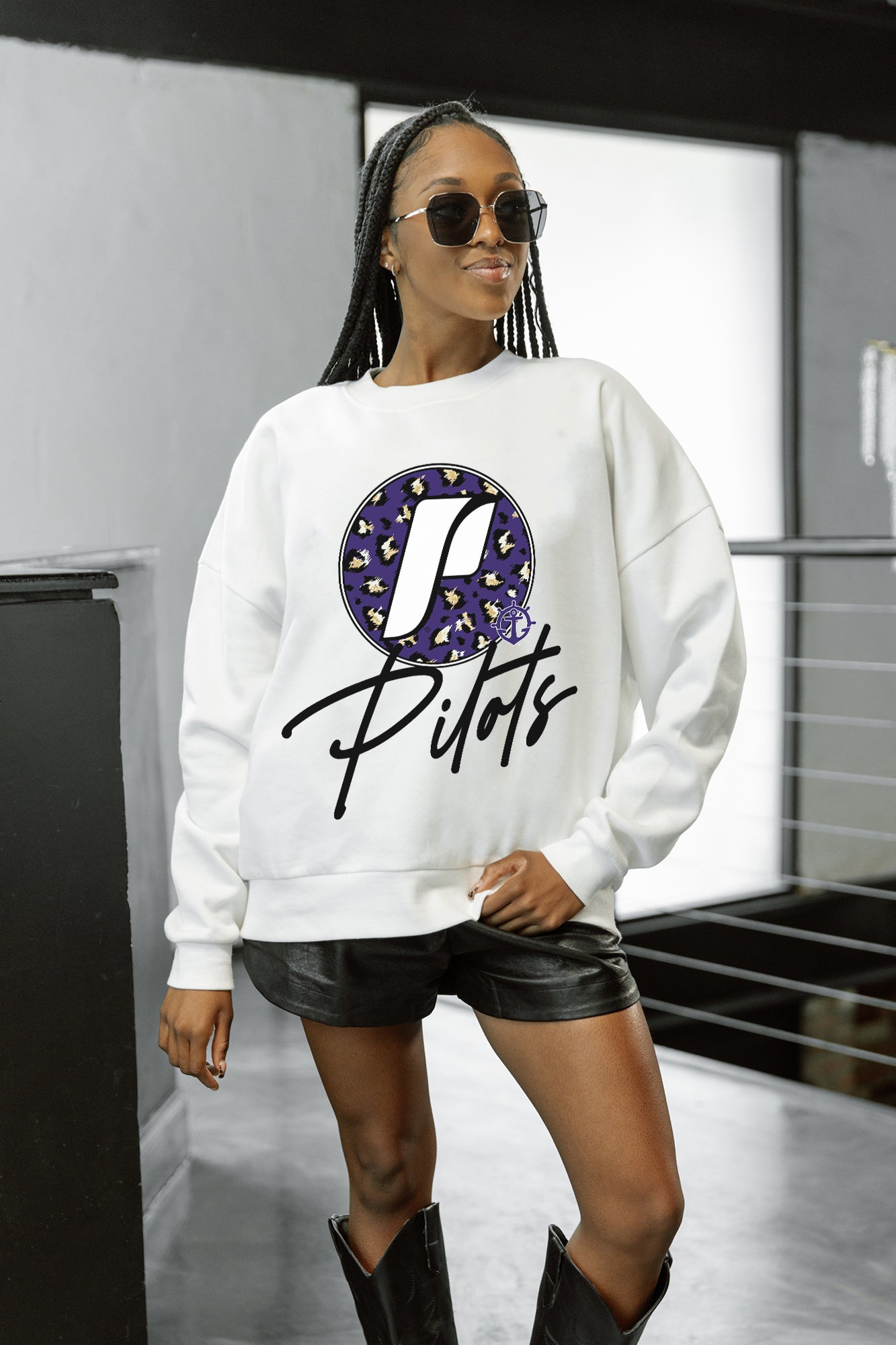 PORTLAND PILOTS WILD BREAKTHROUGH PREMIUM FLEECE CREWNECK PULLOVER