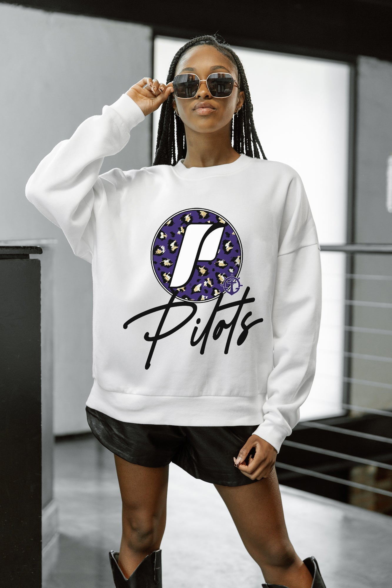 PORTLAND PILOTS WILD BREAKTHROUGH PREMIUM FLEECE CREWNECK PULLOVER