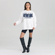 PENN STATE NITTANY LIONS ALUMNI ERA PREMIUM DROP SHOULDER FLEECE CREWNECK PULLOVER