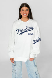 PENN STATE NITTANY LIONS DAY ONE PREMIUM FLEECE UNISEX CREWNECK PULLOVER
