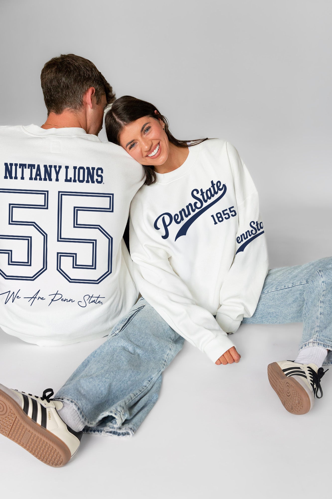 PENN STATE NITTANY LIONS DAY ONE PREMIUM FLEECE UNISEX CREWNECK PULLOVER