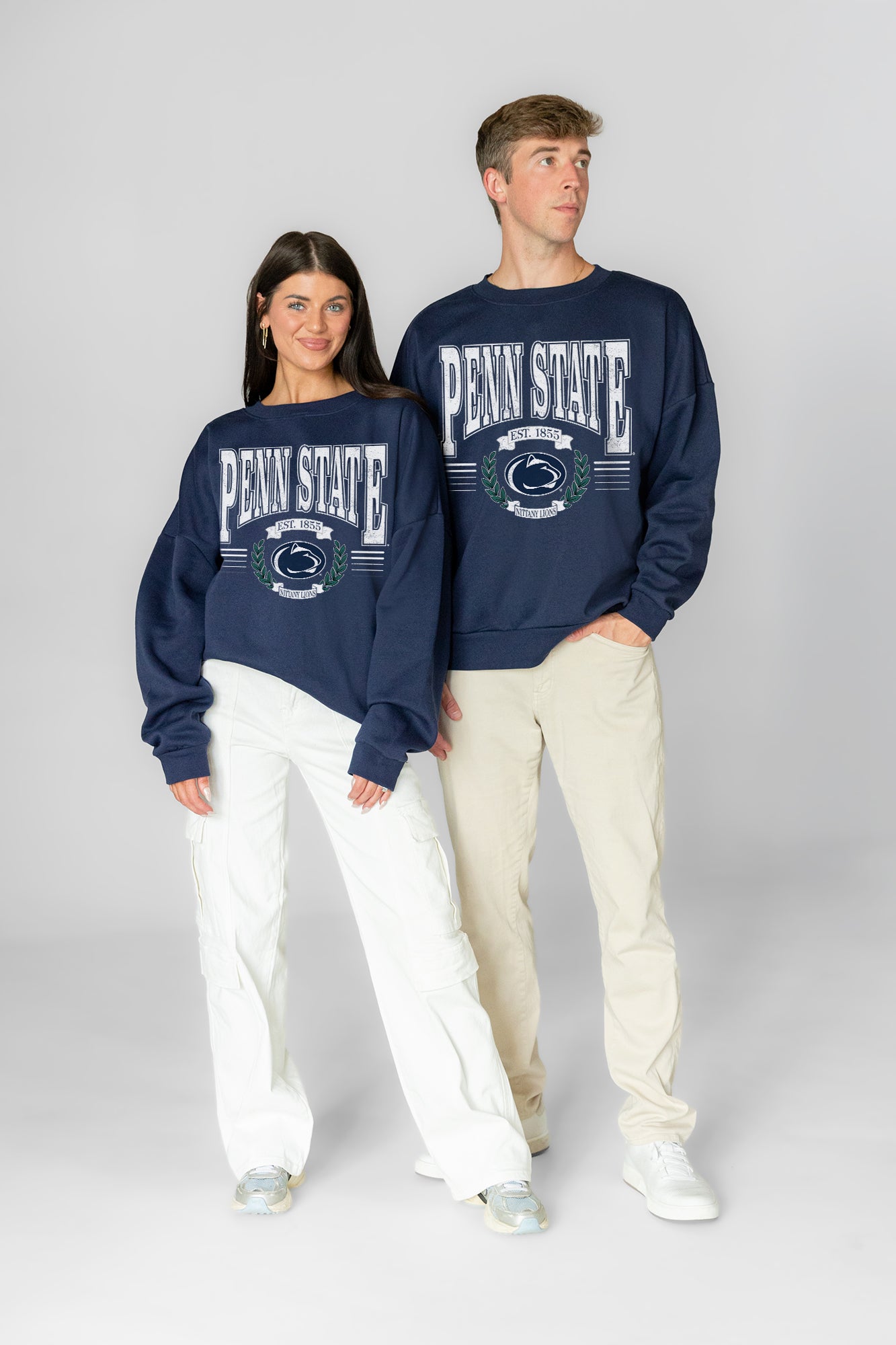 PENN STATE NITTANY LIONS HONOR BOUND PREMIUM FLEECE CREWNECK PULLOVER