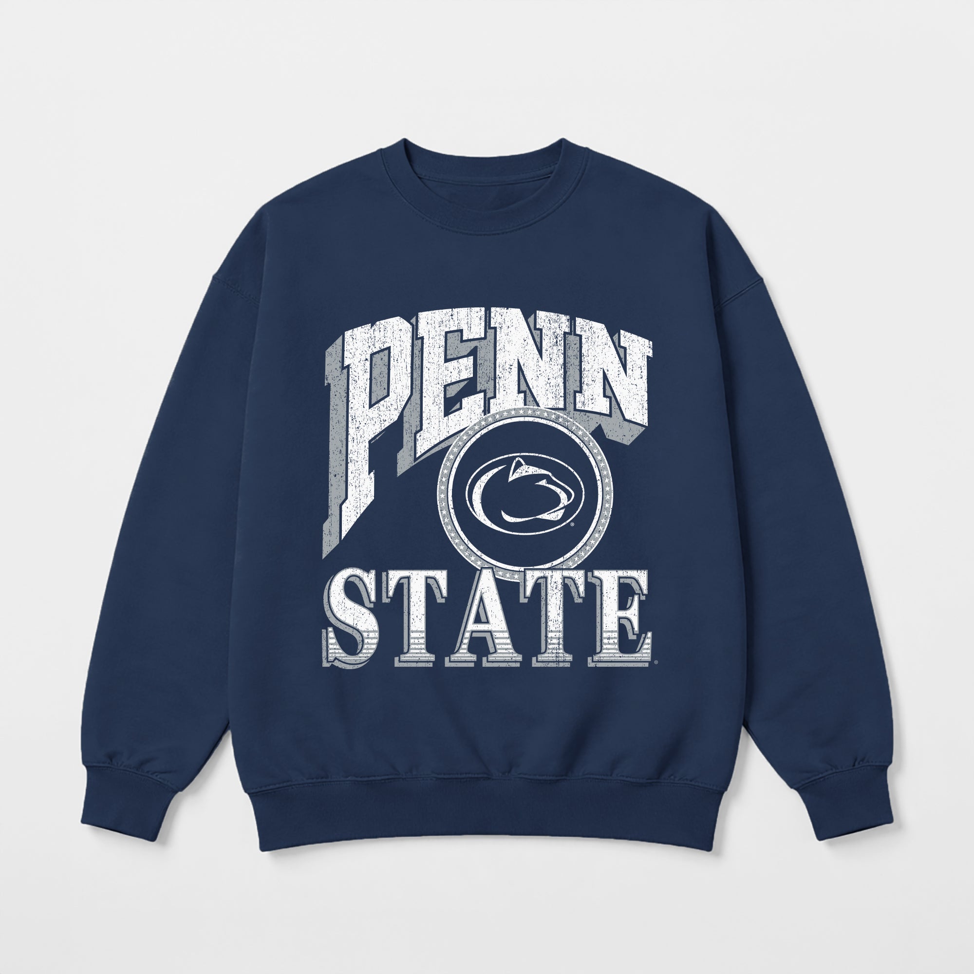 PENN STATE NITTANY LIONS MAIN CHARACTER PREMIUM FLEECE DROP SHOULDER CREWNECK PULLOVER