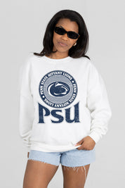 PENN STATE NITTANY LIONS ENDZONE PREMIUM FLEECE DROP SHOULDER CREWNECK PULLOVER