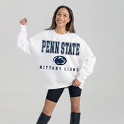 PENN STATE NITTANY LIONS Freestyle Fleece Drop-Shoulder Pullover